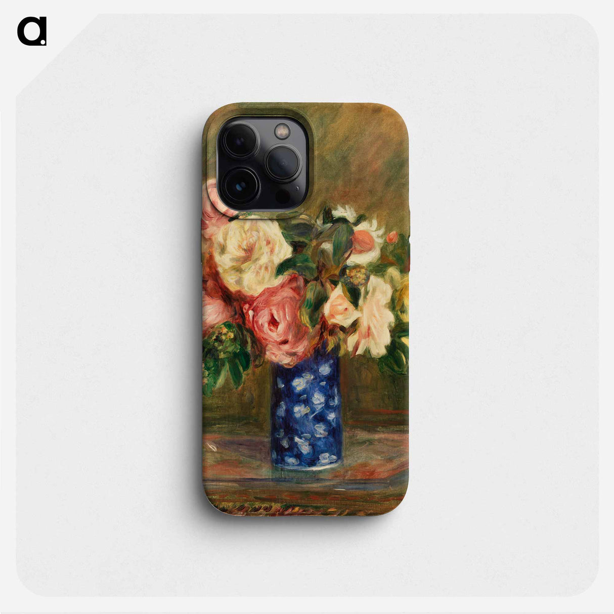 Bouquet of Roses - Pierre Auguste Renoir Phone Case.