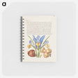 アートメモ帳-Spanish Chestnut, English Iris, and European Filbert
 - 書道のお手本 Memo.