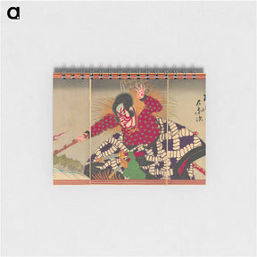 アートメモ帳-The actor Ichikawa Sadanji I as Watonai - 豊原 国周 Memo.