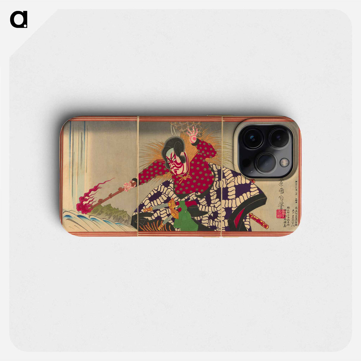 The actor Ichikawa Sadanji I as Watonai - 豊原 国周 Phone Case.