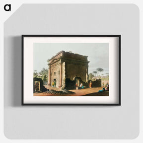 アートポスター-Triumphal Arch at Latachia - オスマン帝国領内の景色 Poster.