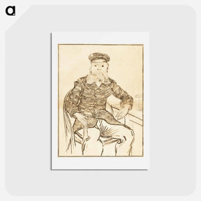 アートポストカード-The Postman Joseph Roulin - フィンセント ファン ゴッホ Postcard.