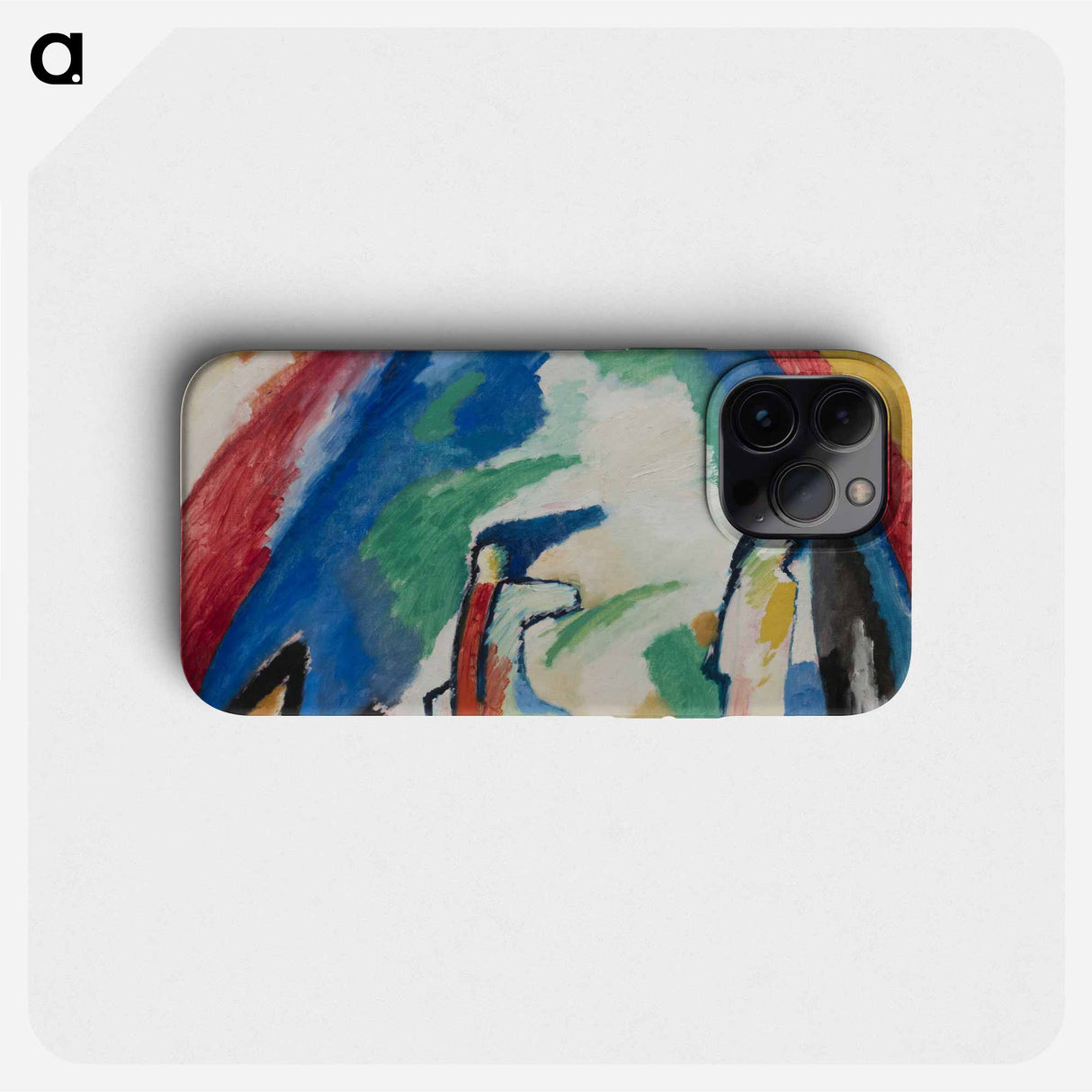 Mountain - Wassily Kandinsky Phone Case.