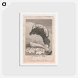 アートポストカード-The Gates of Paradise, Plate 1, Frontispiece, "What is Man!" - ウィリアム ブレイク Postcard.