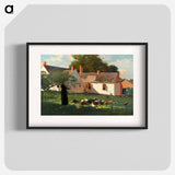 Farmyard Scene - Winslow Homer Poster.