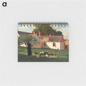 アートメモ帳-Farmyard Scene - ウィンスロー ホーマー Memo.