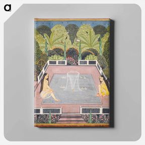 アートパネル-Women by a Garden Pool
 - イェール大学アートギャラリー Canvas.