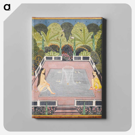 アートパネル-Women by a Garden Pool
 - イェール大学アートギャラリー Canvas.