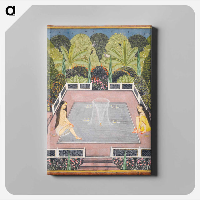 アートパネル-Women by a Garden Pool
 - イェール大学アートギャラリー Canvas.