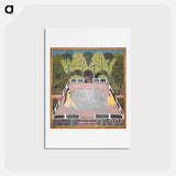アートポストカード-Women by a Garden Pool
 - イェール大学アートギャラリー Postcard.