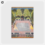 アートポストカード-Women by a Garden Pool
 - イェール大学アートギャラリー Postcard.