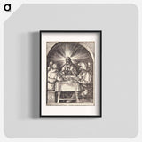 アートポスター-Christ at Emmaus - アルブレヒト デューラー Poster.