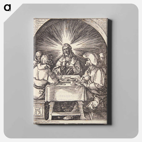 アートパネル-Christ at Emmaus - アルブレヒト デューラー Canvas.