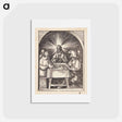 アートポストカード-Christ at Emmaus - アルブレヒト デューラー Postcard.