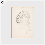 アートポストカード-Botticelliharjoitelma - アルフレッド ウィリアム フィンチ Postcard.