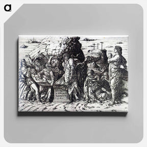 アートパネル-The Entombment - アンドレア マンテーニャ Canvas.