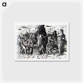 アートポストカード-The Entombment - アンドレア マンテーニャ Postcard.