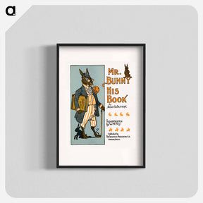 アートポスター-Mr. Bunny, his book
 - ボストン公共図書館 Poster.