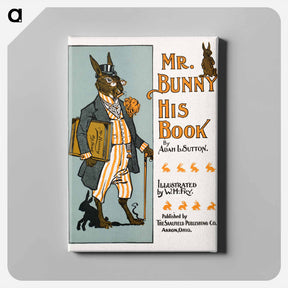 アートパネル-Mr. Bunny, his book
 - ボストン公共図書館 Canvas.