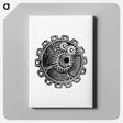アートパネル-Vintage Cycle Gear
 - 大英図書館 Canvas.