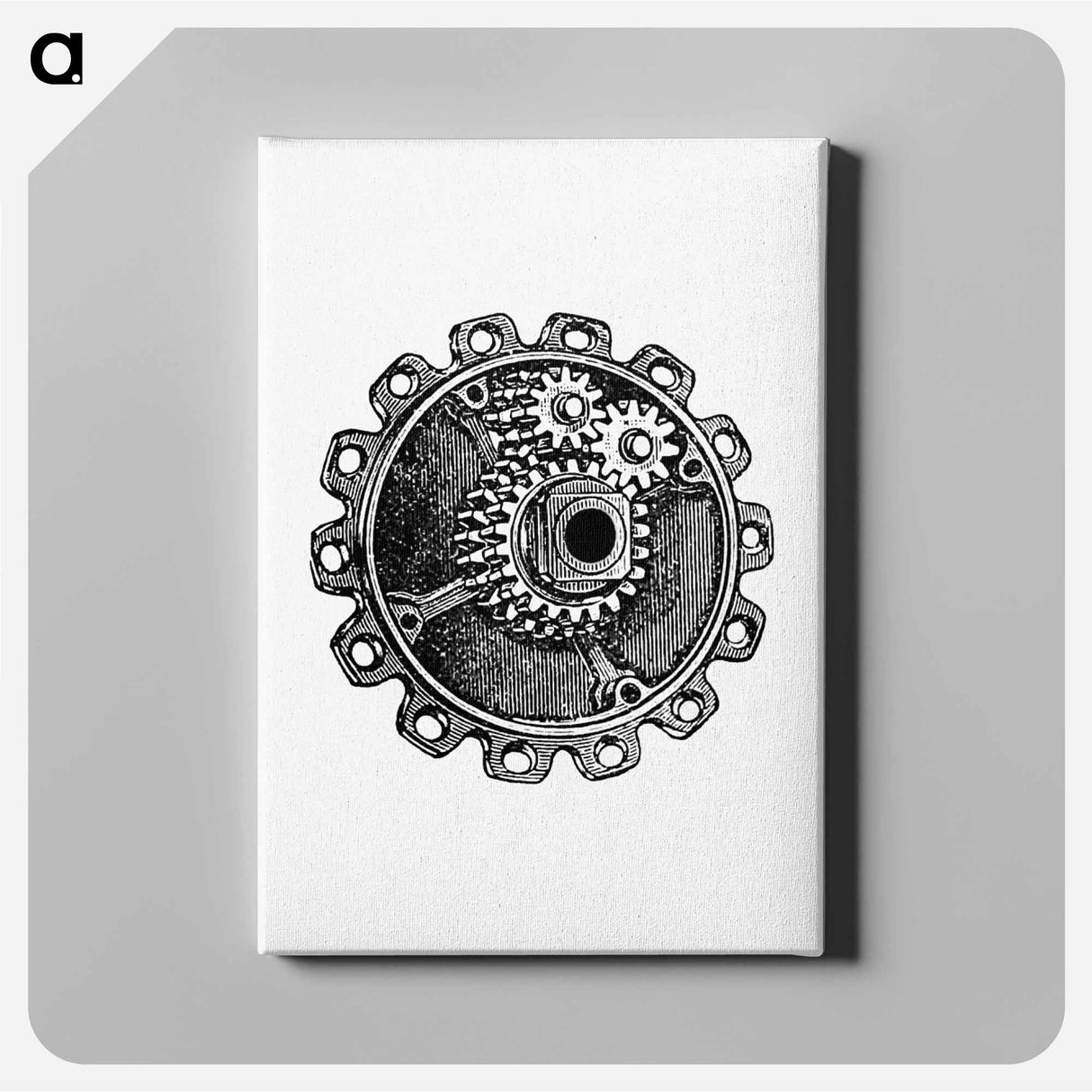 アートパネル-Vintage Cycle Gear
 - 大英図書館 Canvas.