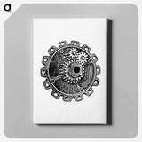 アートパネル-Vintage Cycle Gear
 - 大英図書館 Canvas.