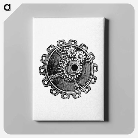 アートパネル-Vintage Cycle Gear
 - 大英図書館 Canvas.