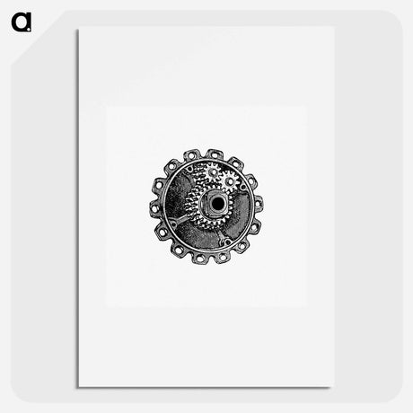 アートポスター-Vintage Cycle Gear
 - 大英図書館 Poster.