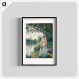 The Bather - Camille Pissarro Poster.