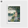アートポストカード-The Bather - カミーユ ピサロ Postcard.