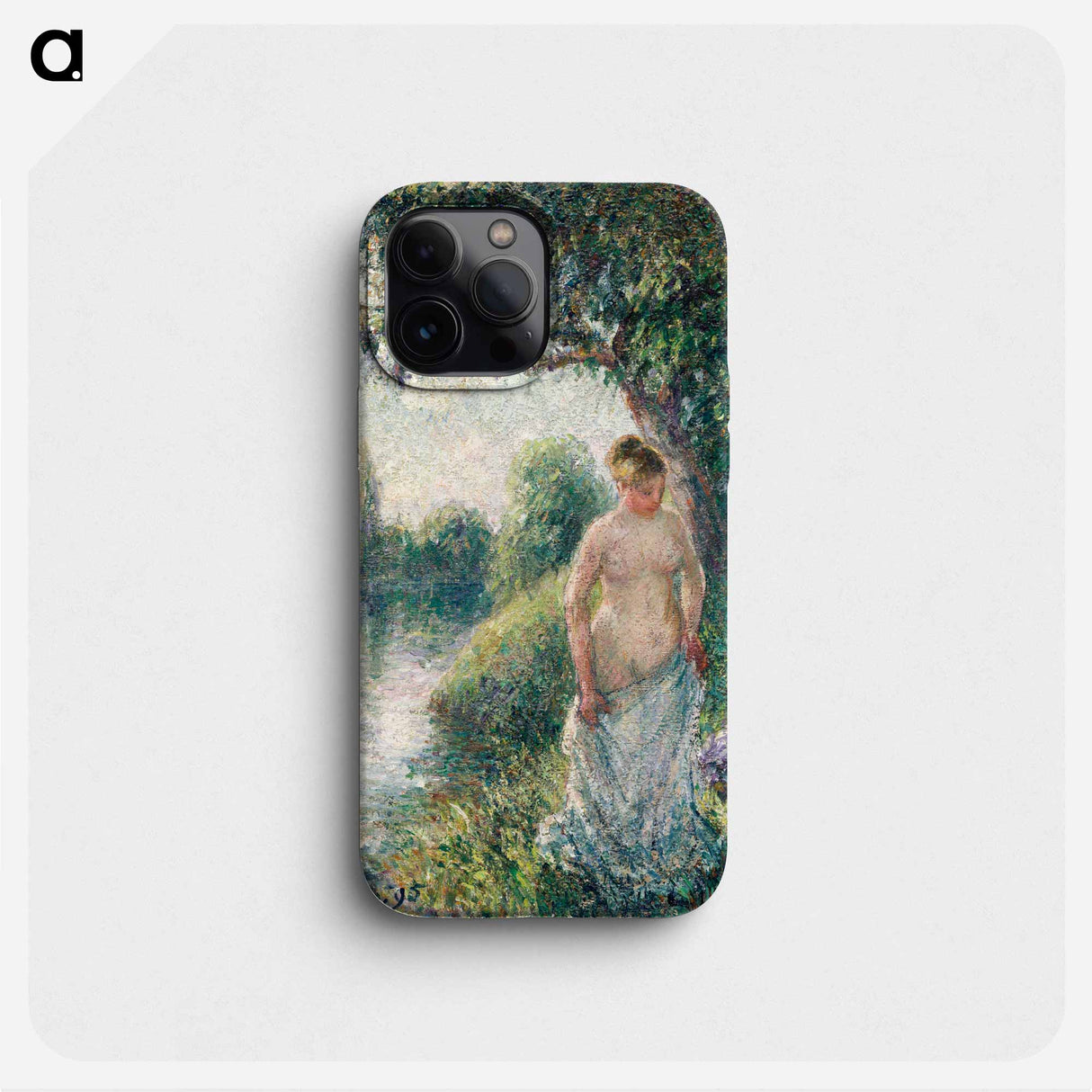 The Bather - Camille Pissarro Phone Case.