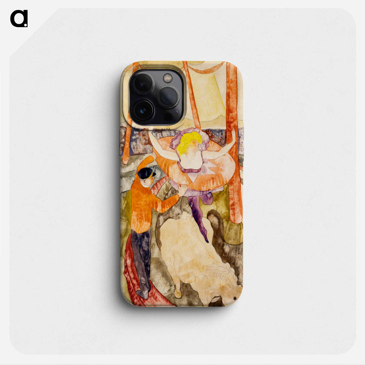 Equestrienne and Assistant - Charles Demuth Phone Case.