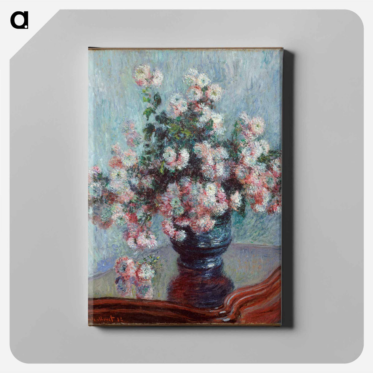 Original public domain image from The MET Museum - Claude Monet Canvas.