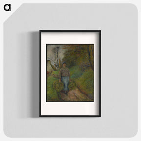 アートポスター-Peasant Woman Carrying Hay
 - ダラス美術館 Poster.
