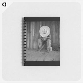 アートメモ帳-Turpentine worker. DuPont, Georgia - ドロテア ラング Memo.