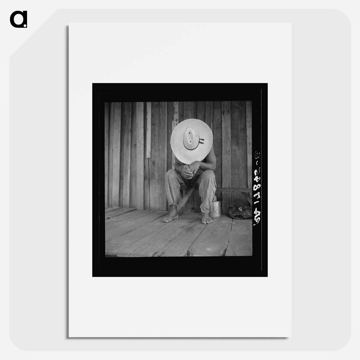 Turpentine worker. DuPont, Georgia - Dorothea Lange Poster.
