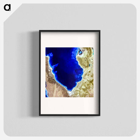 アートポスター-Hamelin Pool Marine Nature Reserve
 - 上空からの地球 Poster.