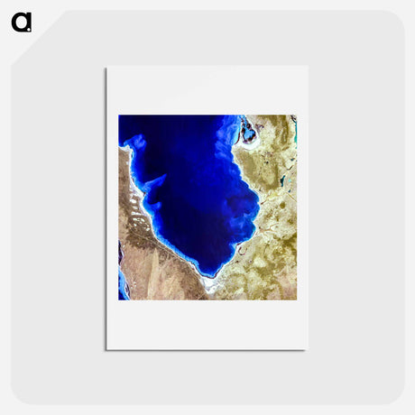 アートポストカード-Hamelin Pool Marine Nature Reserve
 - 上空からの地球 Postcard.
