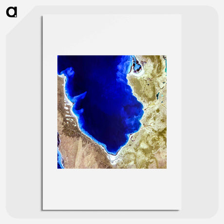 アートポスター-Hamelin Pool Marine Nature Reserve
 - 上空からの地球 Poster.