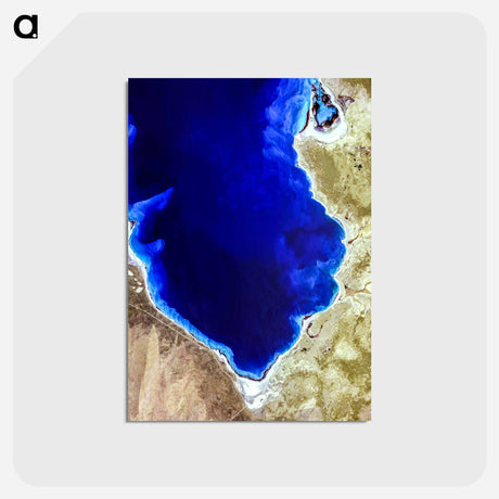 アートポストカード-Hamelin Pool Marine Nature Reserve
 - 上空からの地球 Postcard.