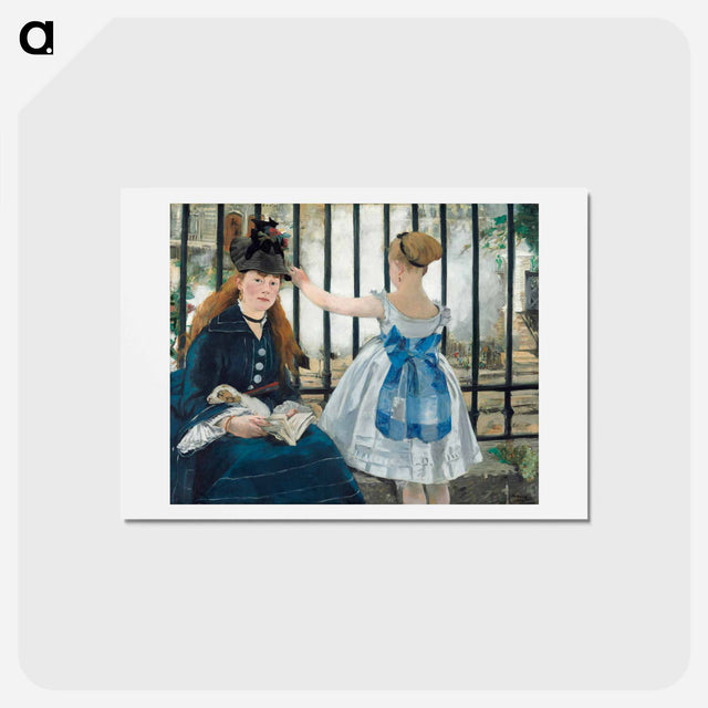 アートポストカード-The Railway - エドゥアール マネ Postcard.