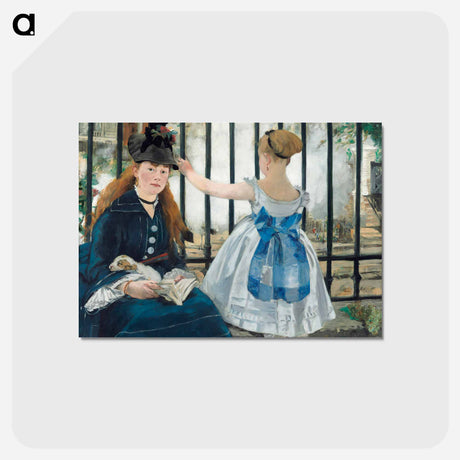 アートポストカード-The Railway - エドゥアール マネ Postcard.