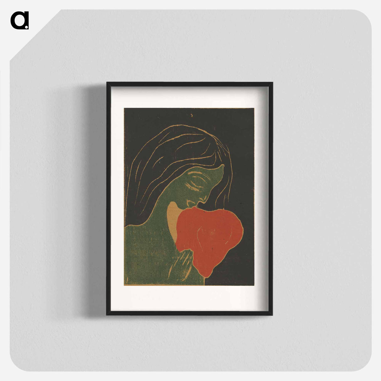 Das Herz - エドヴァルド ムンク Poster.