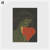 Das Herz - エドヴァルド ムンク Postcard.