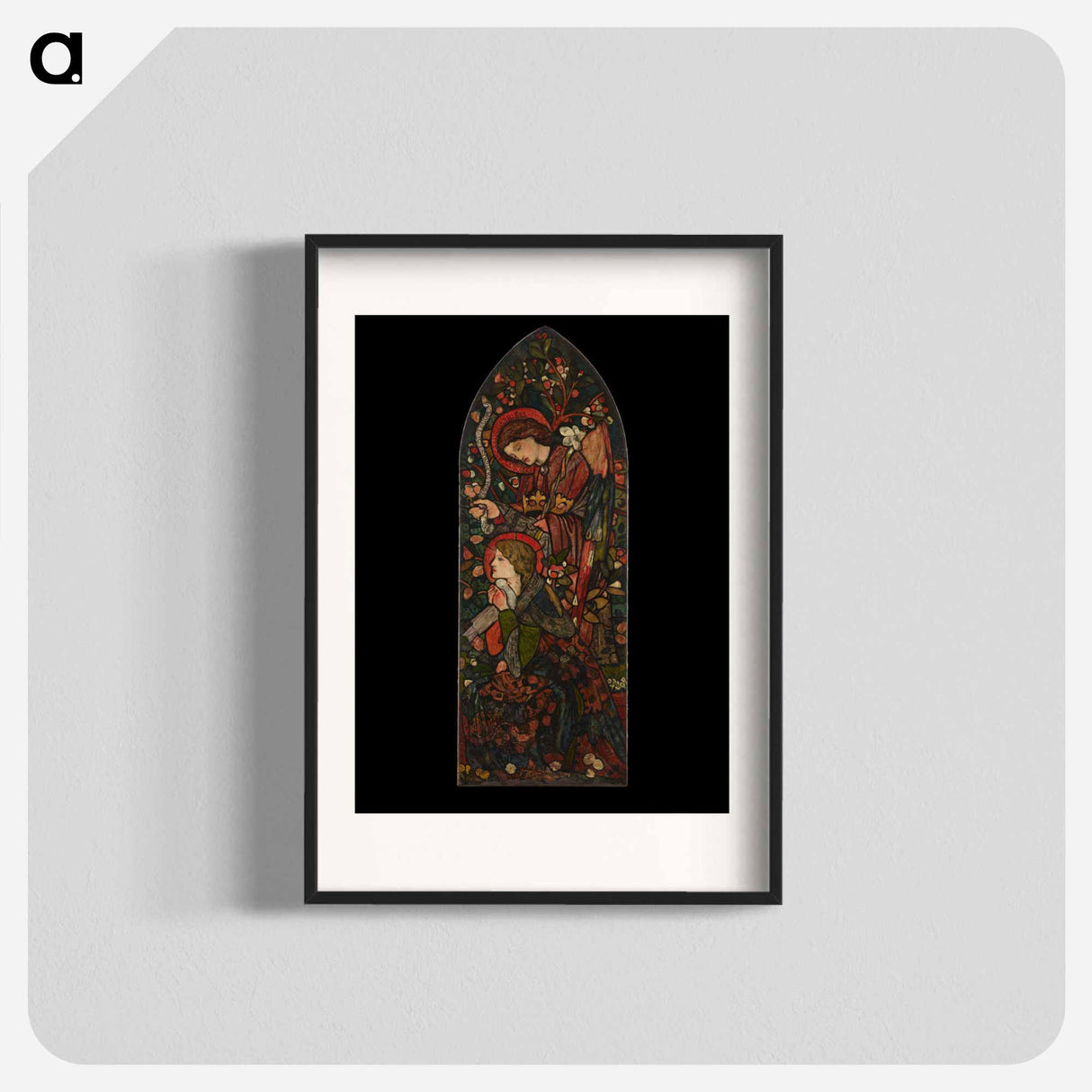 The Annunciation - エドワード バーン ジョーンズ Poster.