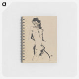 Male nude (Self-portrait) I - エゴン シーレ Memo.