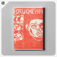 アートパネル-Cover of the Fourth Yearbook of the Artist Group the Brucke - エルンスト ルートヴィヒ キルヒナー Canvas.