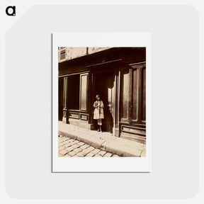 アートポストカード-Versailles, Maison Close, Petit Place
 - ウジェーヌ アジェ Postcard.