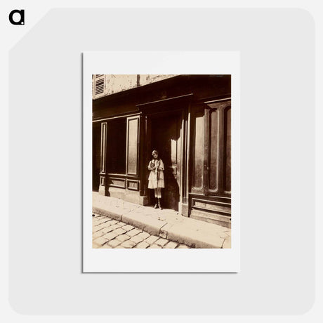 アートポストカード-Versailles, Maison Close, Petit Place
 - ウジェーヌ アジェ Postcard.
