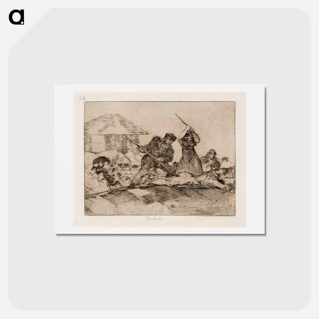 アートポストカード-Roskaväkeä - フランシスコ デ ゴヤ Postcard.